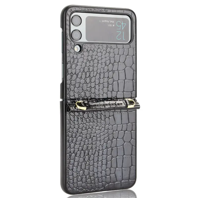 Pearlescent Z Flip5 Mobile Phone Case with One-Piece Lanyard - Image 7