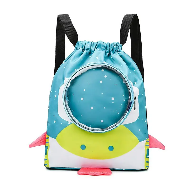 Kids Swim Backpack Red Blue Travel Storage Bag - Image 6