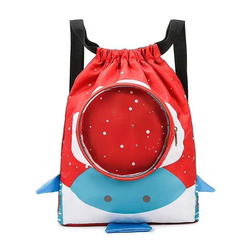 Kids Swim Backpack Red Blue Travel Storage Bag - Image 7