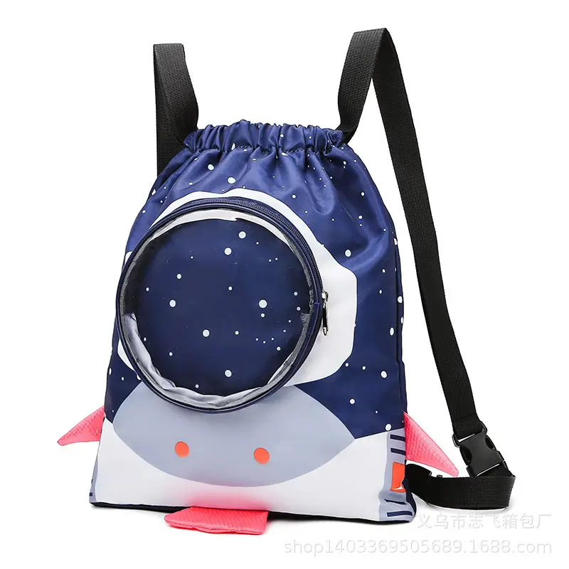 Kids Swim Backpack Red Blue Travel Storage Bag - Image 9