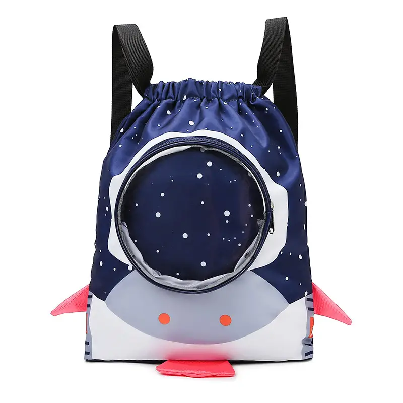 Kids Swim Backpack Red Blue Travel Storage Bag - Image 2
