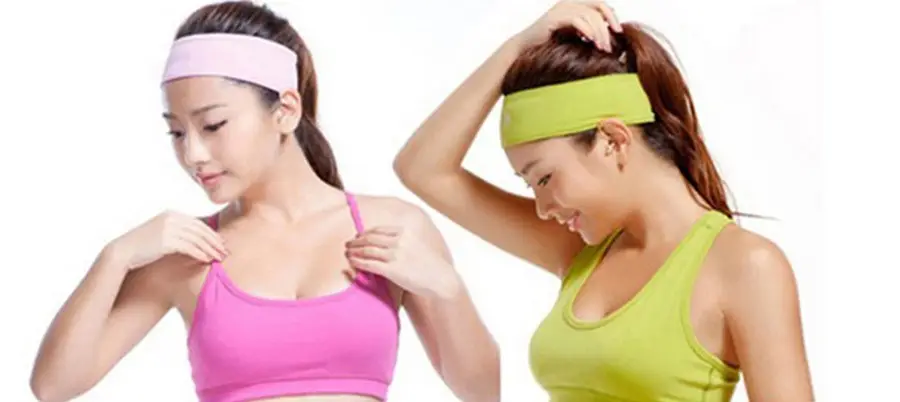Korean-style Yoga Elastic Headband Cotton Sweat Absorbent — feature 1