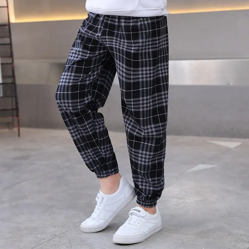 Children's Velvet Leg Pants Fall Winter Warm Loose Pants - Image 3