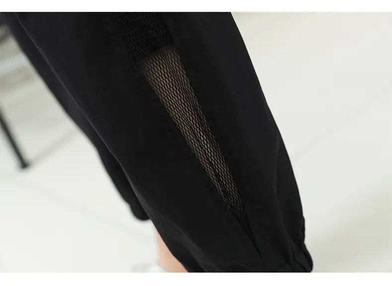 Women Ice Silk Sports Harem Pants Black 2025 — feature 14
