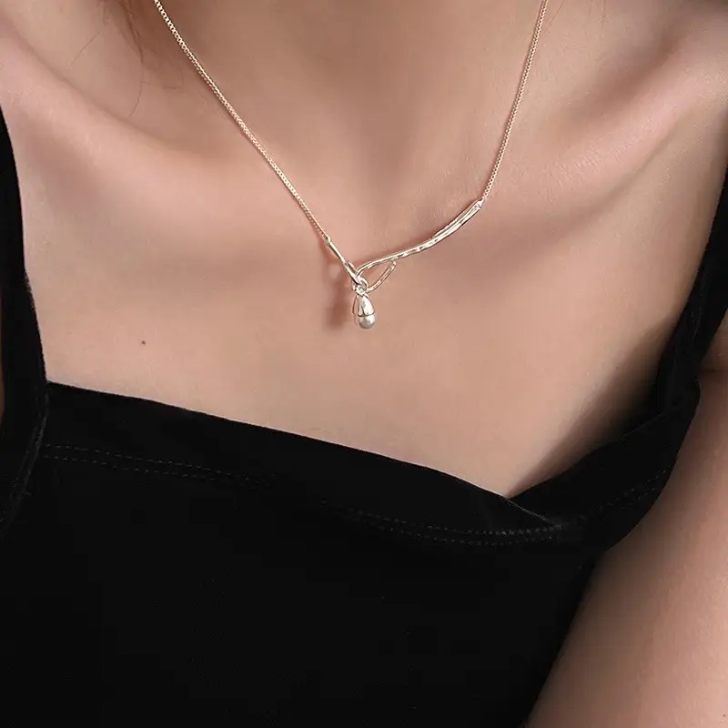 Sweet Pearl Necklace for Women's All-Match Clavicle Chain