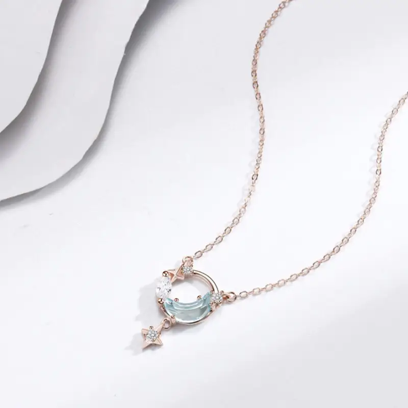 Sweet Pearl Necklace for Women's All-Match Clavicle Chain