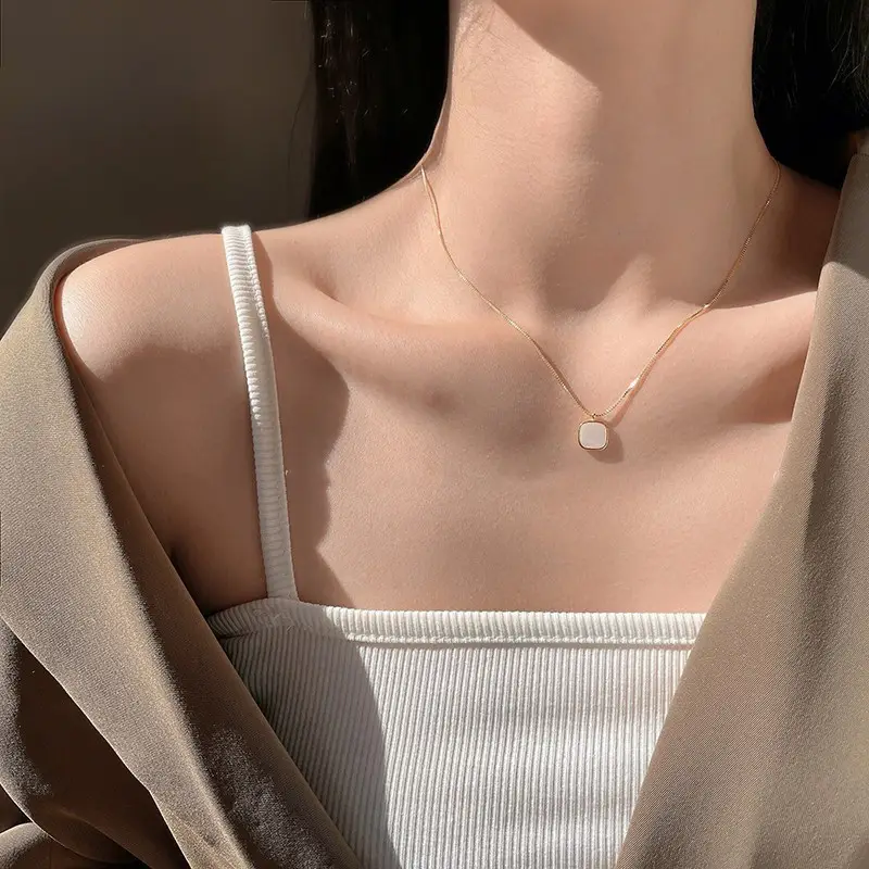 Sweet Pearl Necklace for Women's All-Match Clavicle Chain
