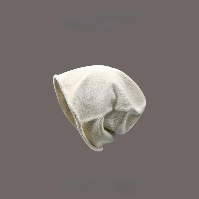 Japanese Wool Cap Grey Women Men - Image 7
