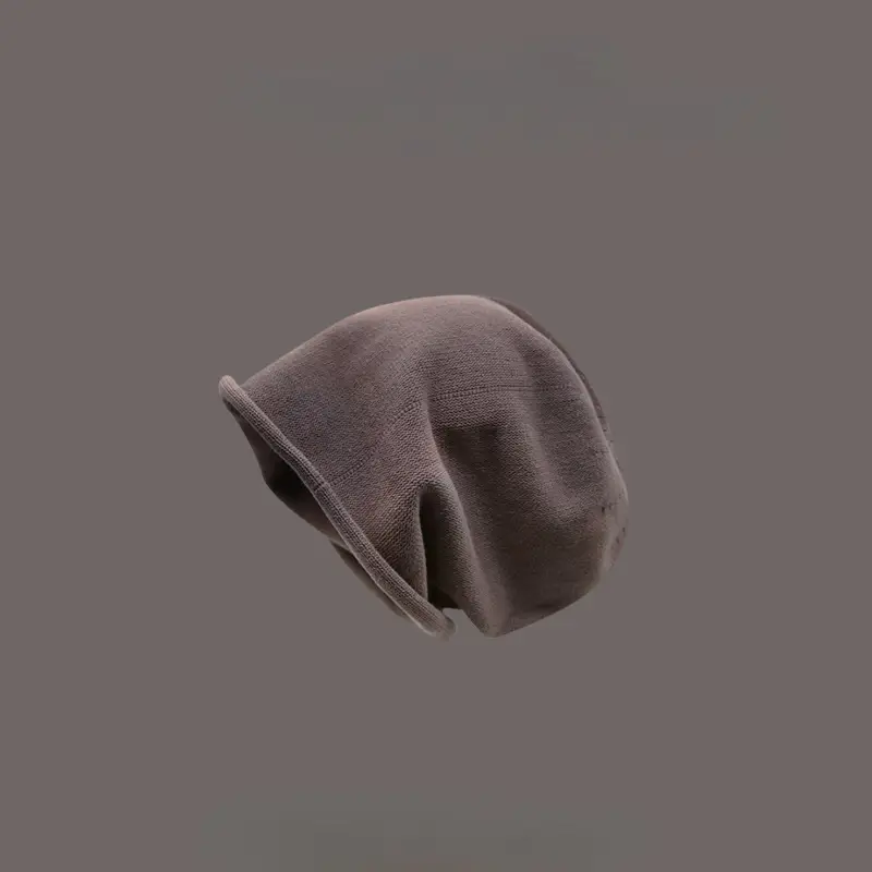 Japanese Wool Cap Grey Women Men - Image 8