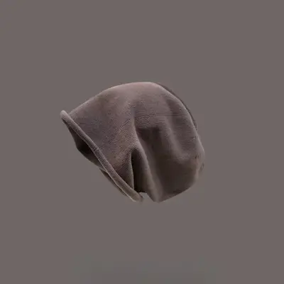 Japanese Wool Cap Grey Women Men - Image 4