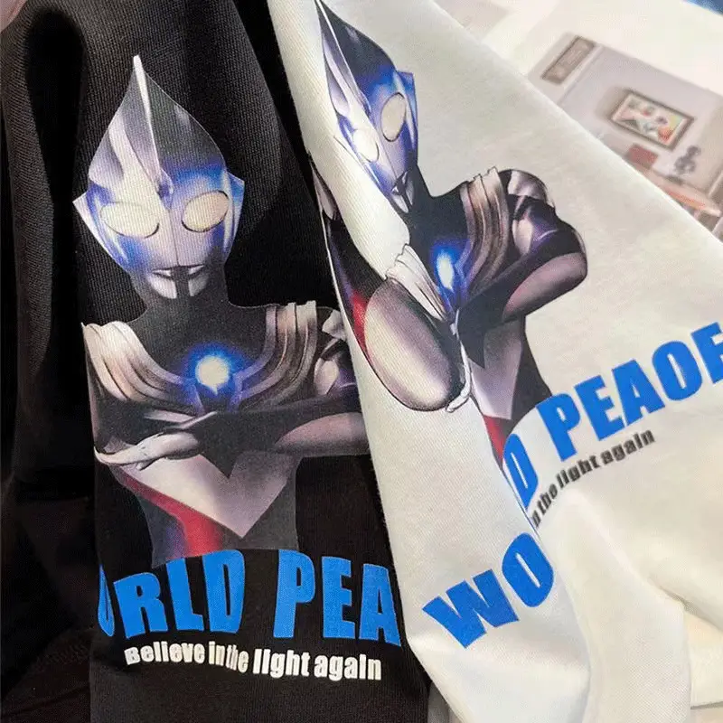 Pure Cotton Luminous T-Shirt for Men Women Short Sleeve โ feature 4