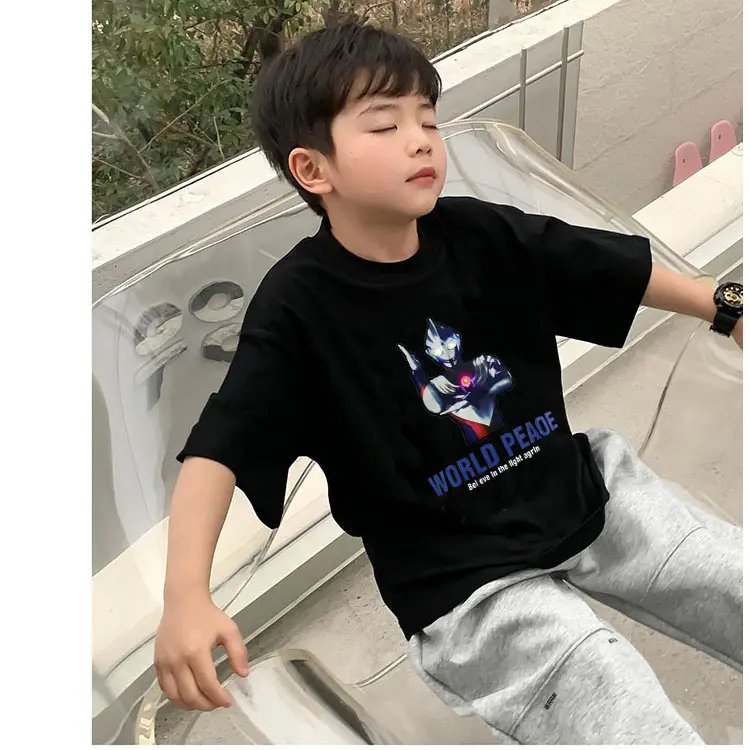 Pure Cotton Luminous T-Shirt for Men Women Short Sleeve