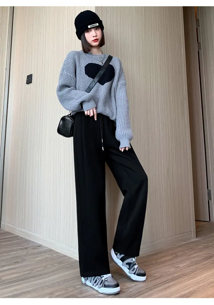 Women Fleece Lined Sweatpants Black 2025 — feature 15