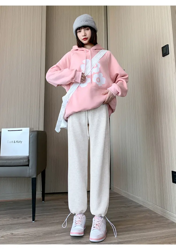 Women Fleece Lined Sweatpants Black 2025 — feature 16