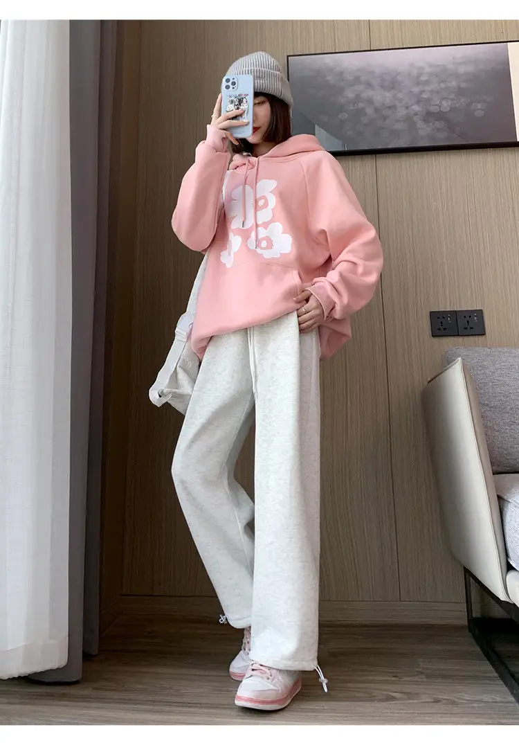 Women Fleece Lined Sweatpants Black 2025 — feature 17