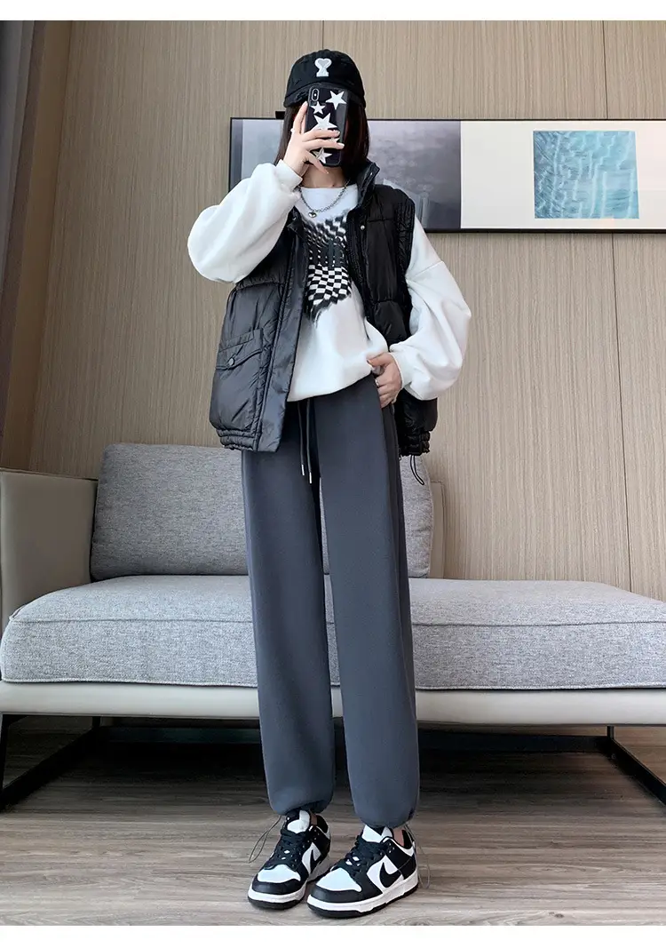 Women Fleece Lined Sweatpants Black 2025 — feature 20