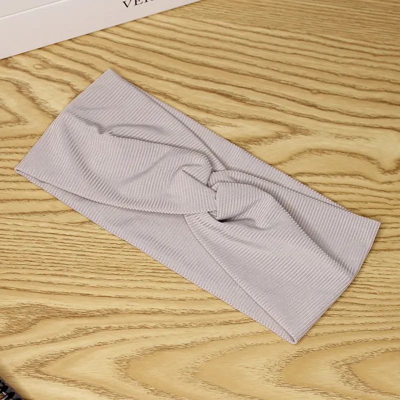 Women's Yellow Sweat-Absorbent Yoga Headband - Image 4