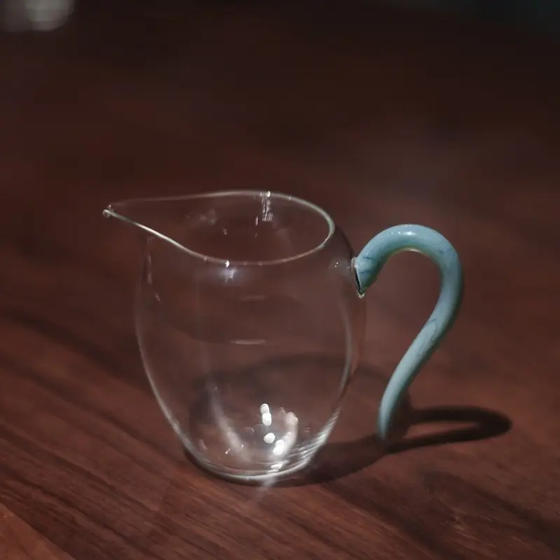 High Borosilicate Tea Cups Set with Colorful Handles — feature 5