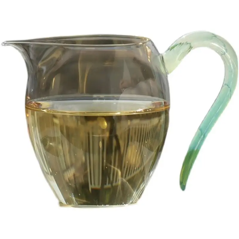 High Borosilicate Tea Cups Set with Colorful Handles — feature 9