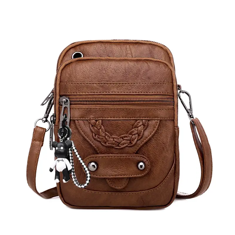 Classic Women's Black PU Leather Shoulder Bag - Image 2
