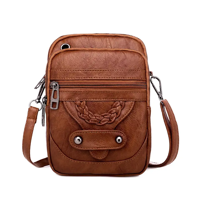 Classic Women's Black PU Leather Shoulder Bag - Image 4