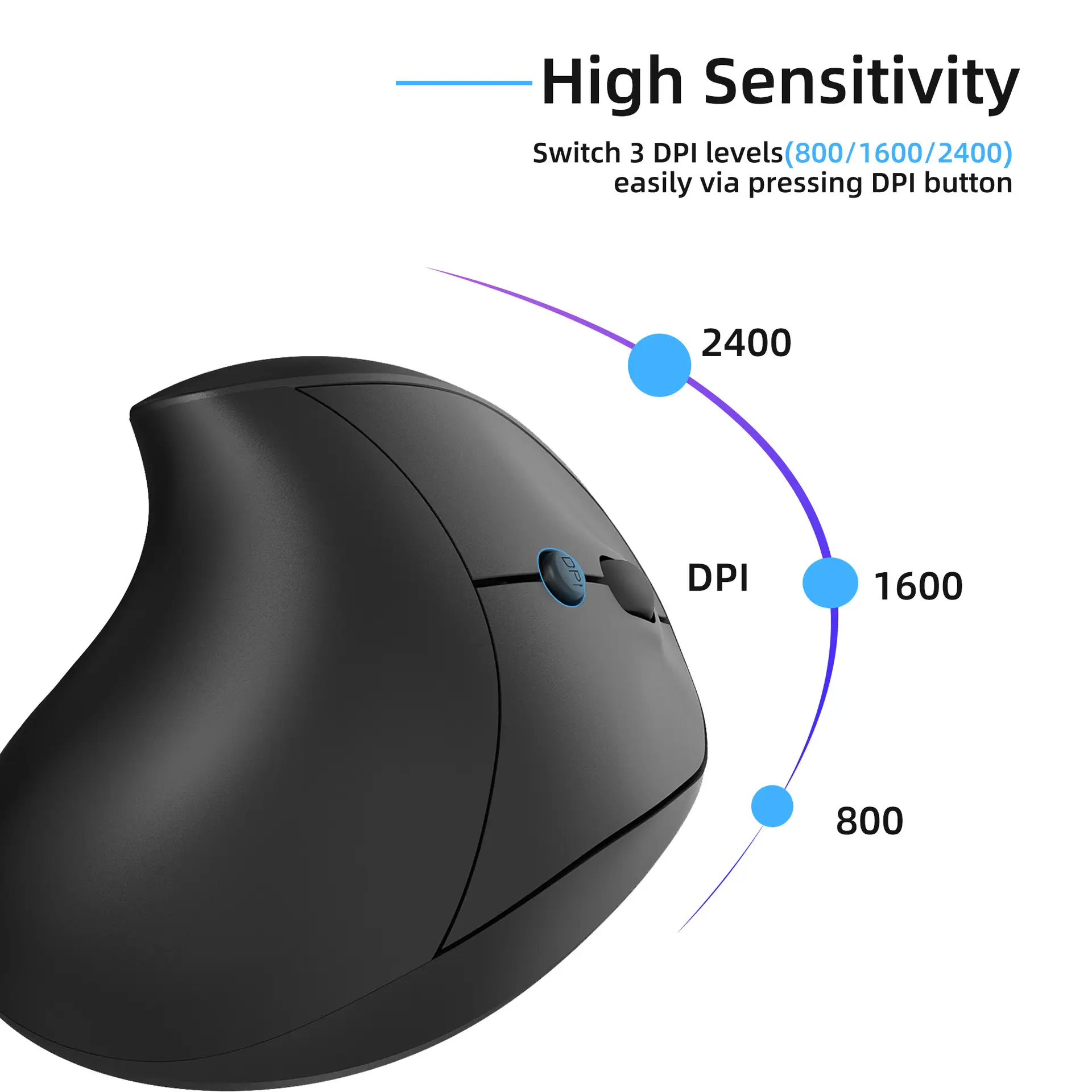 2.4G Wireless Mouse Rechargeable 600MA 2400 DPI — feature 22