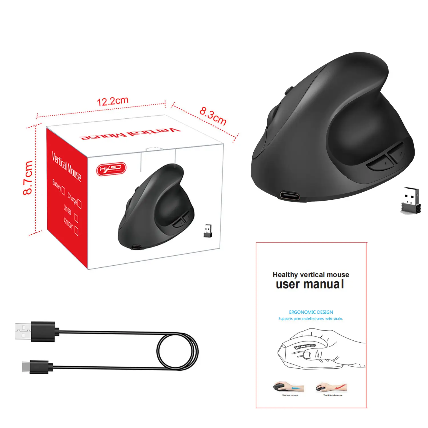2.4G Wireless Mouse Rechargeable 600MA 2400 DPI — feature 39