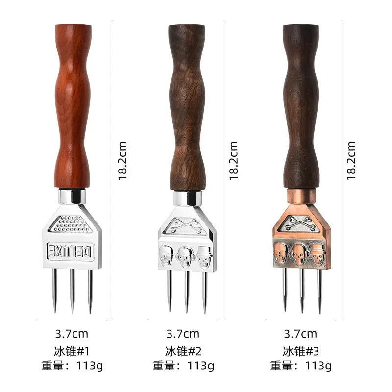 Stainless Steel Ice Chisel Trident Ice Cone Bar Ice Crush Tool - Image 6