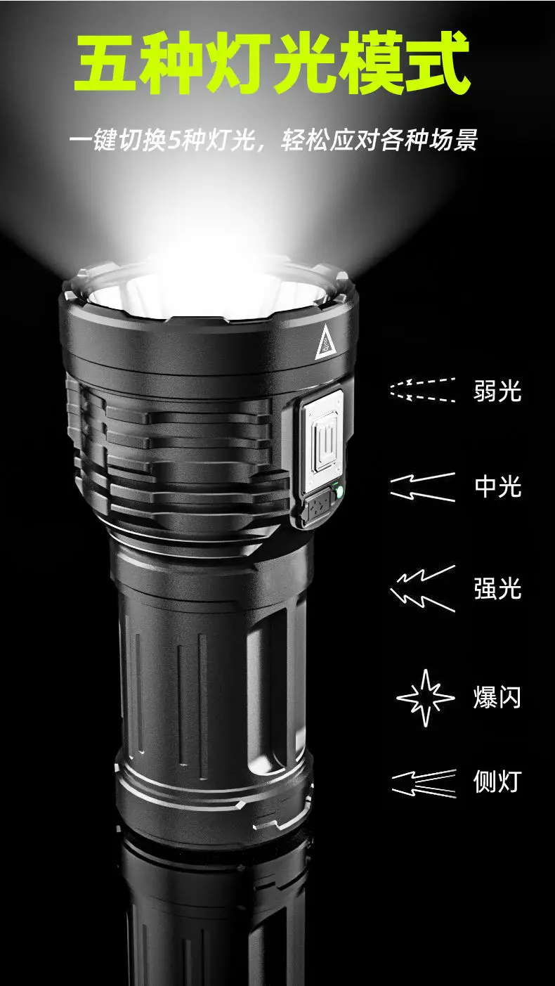 Eight-Core Ultra-Bright Flashlight for Outdoor Use — feature 7