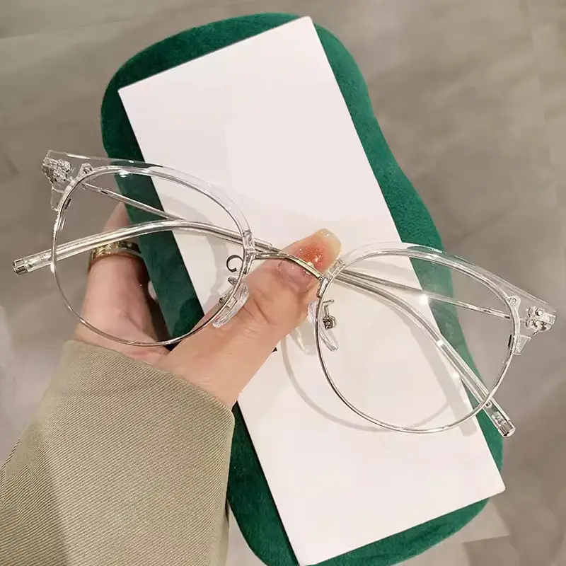 Ultra-light Cold Brown Glasses for Women Korean Style - Image 12