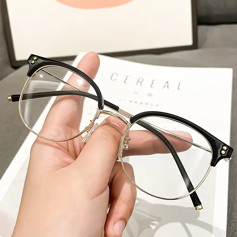 Ultra-light Cold Brown Glasses for Women Korean Style - Image 9