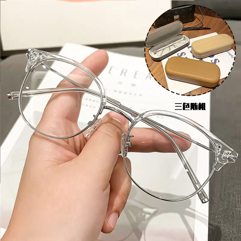 Ultra-light Cold Brown Glasses for Women Korean Style - Image 2