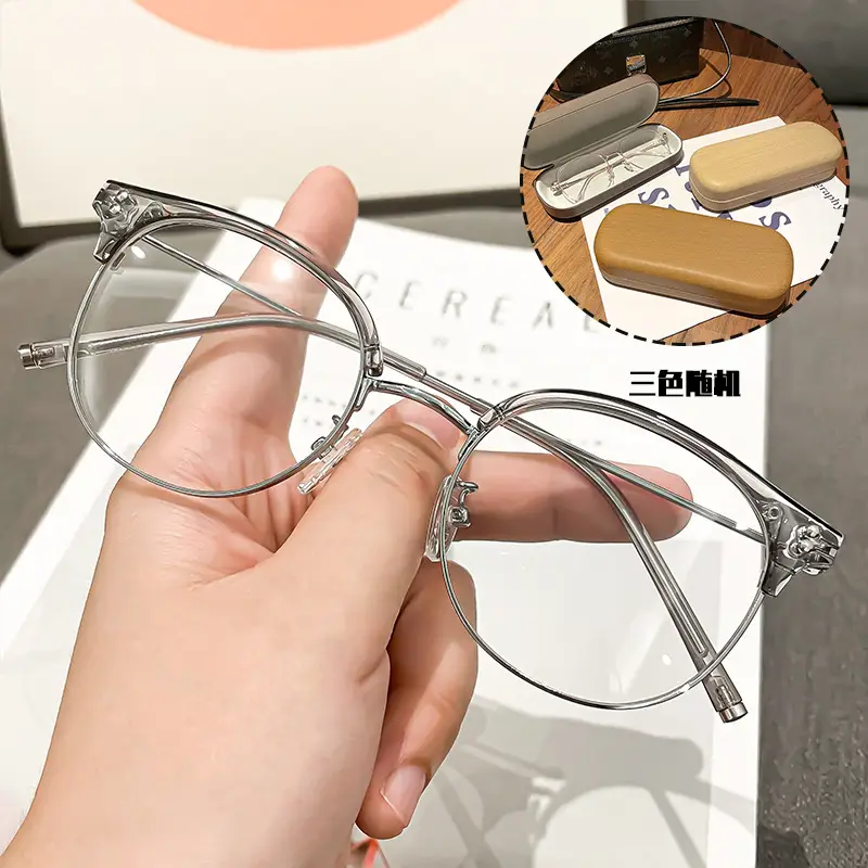 Ultra-light Cold Brown Glasses for Women Korean Style - Image 3