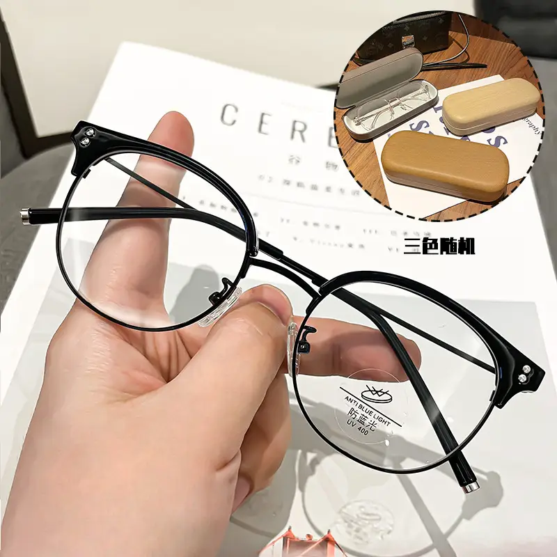 Ultra-light Cold Brown Glasses for Women Korean Style - Image 5