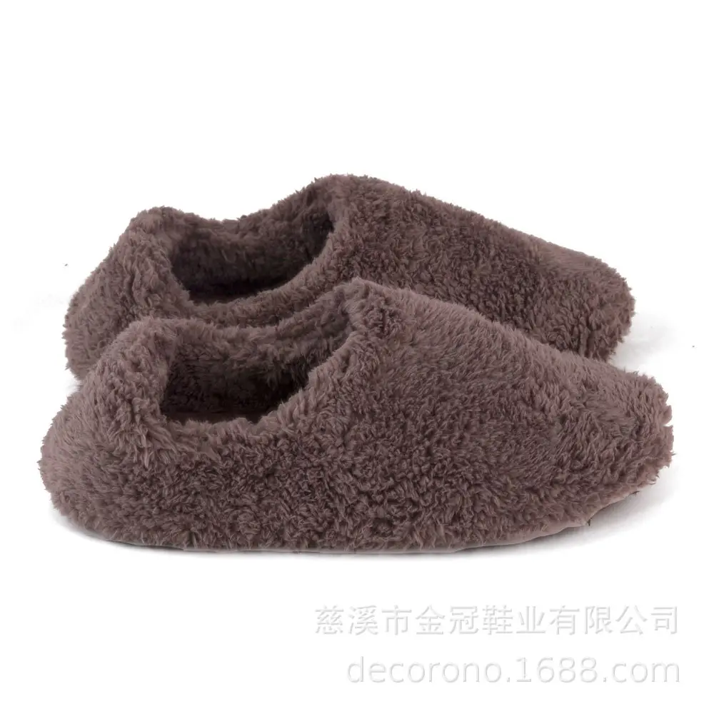 Coral Fleece Couple Boots for Indoor Winter Warm