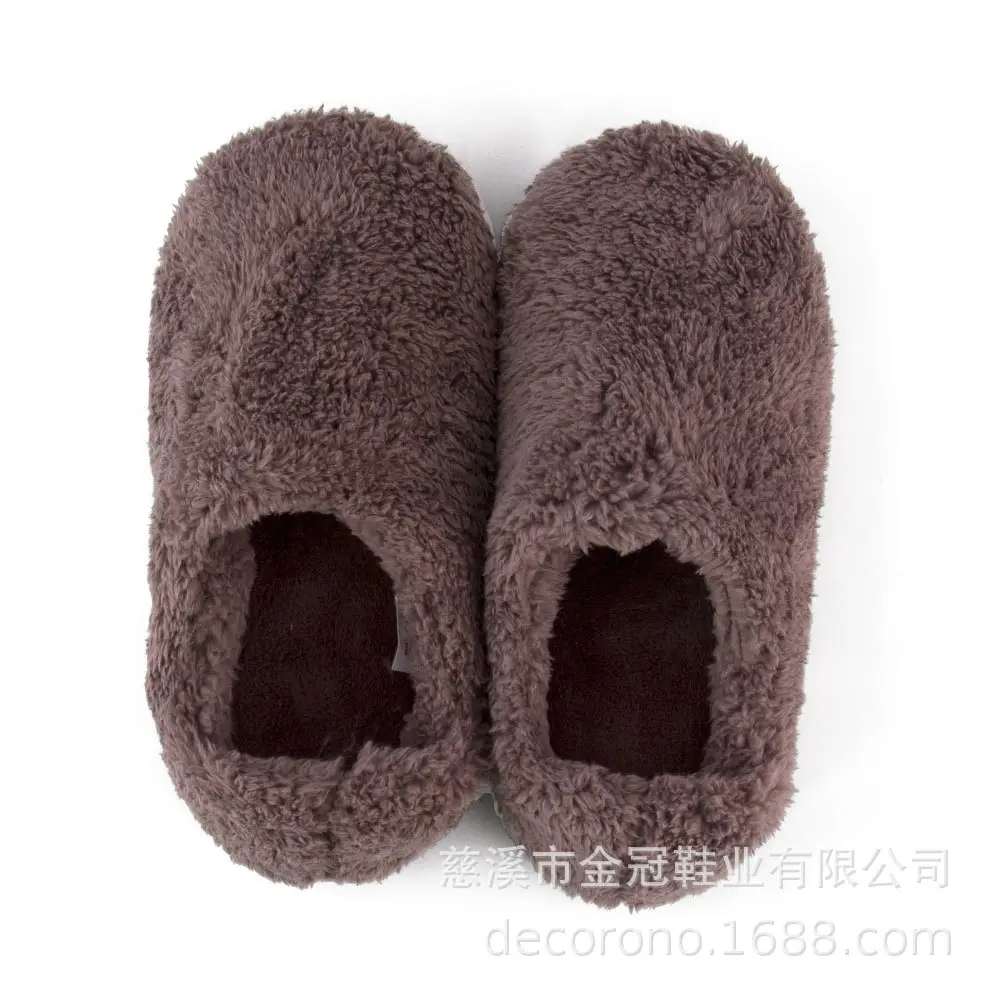 Coral Fleece Couple Boots for Indoor Winter Warm
