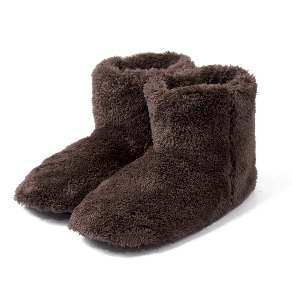 Coral Fleece Couple Boots for Indoor Winter Warm