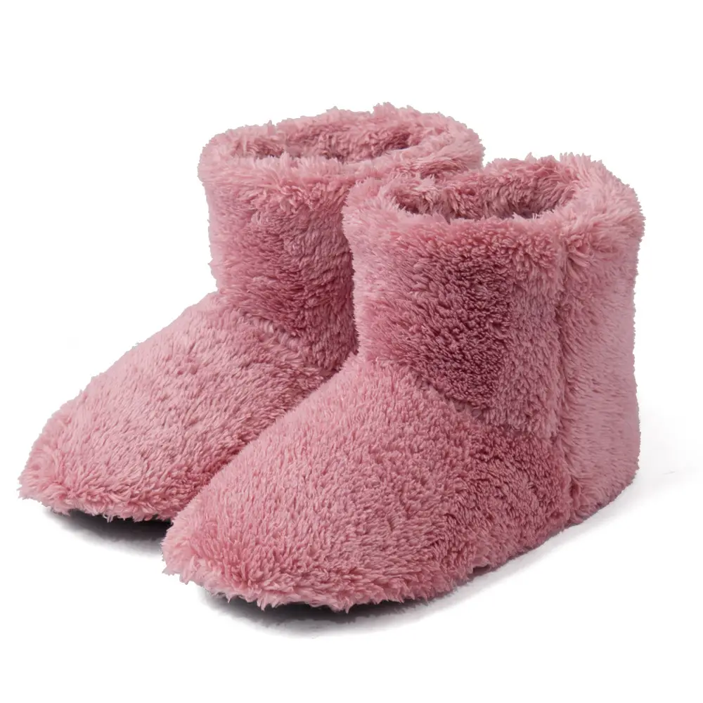 Coral Fleece Couple Boots for Indoor Winter Warm
