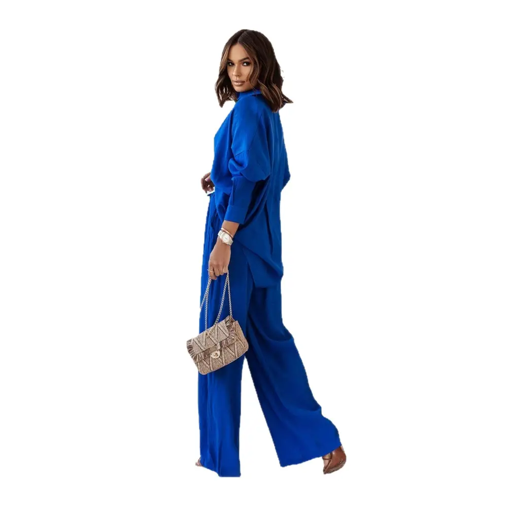 Women Loose Elastic Wrinkle Suit Cream Winter Cross Border - Image 11