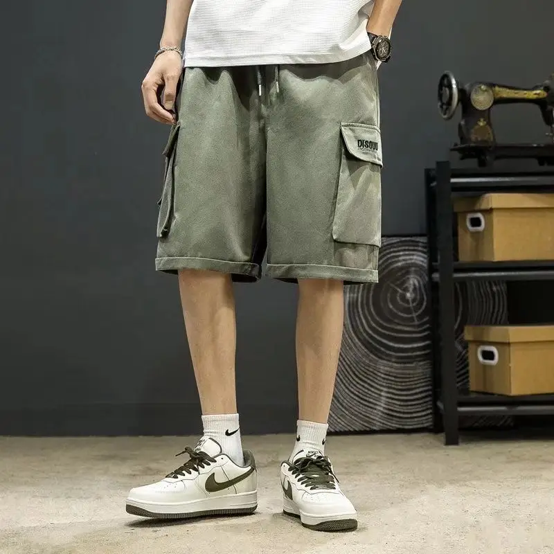 Men Japanese Style Ins Shorts Large All Match - Image 4