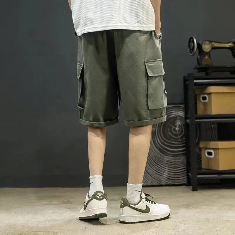 Men Japanese Style Ins Shorts Large All Match - Image 5