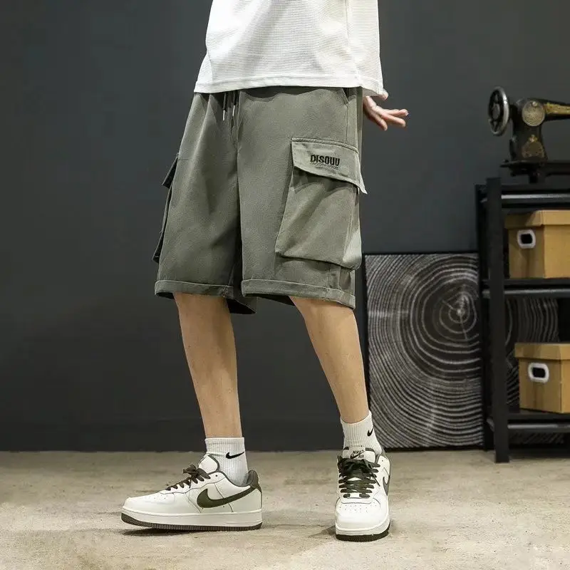 Men Japanese Style Ins Shorts Large All Match - Image 6