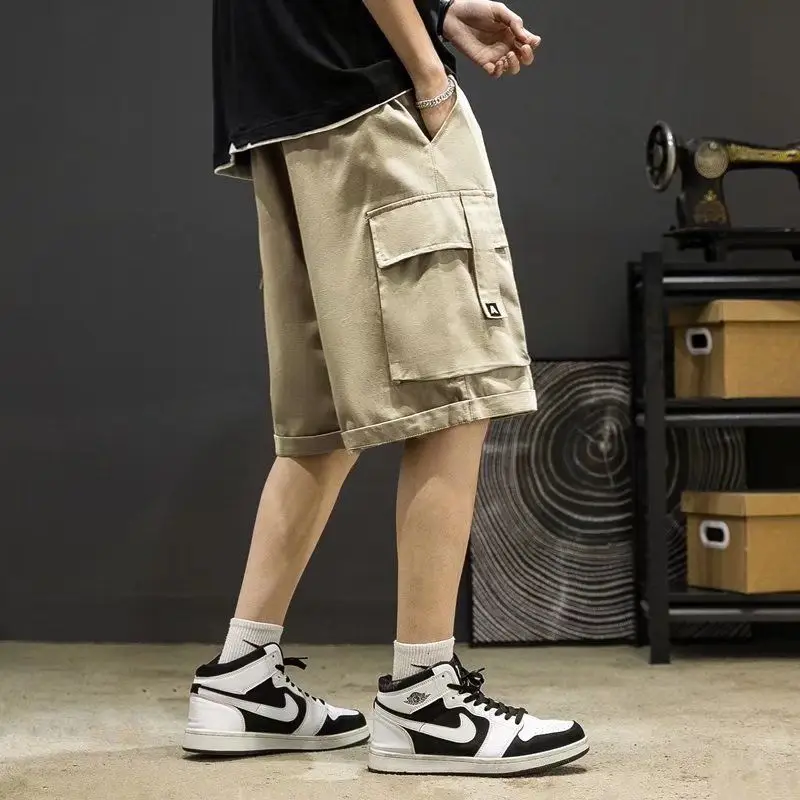 Men Japanese Style Ins Shorts Large All Match - Image 7