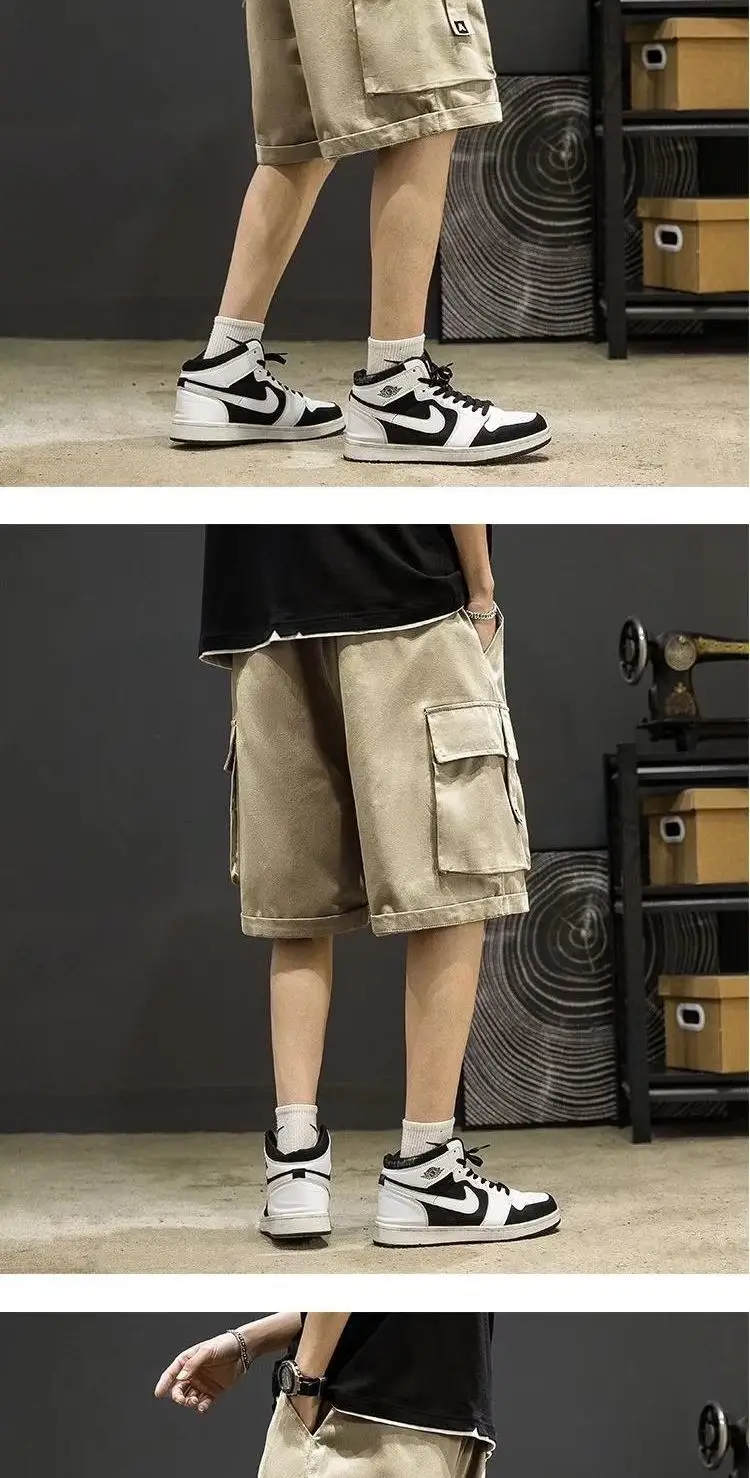 Men Japanese Style Ins Shorts Large All Match — feature 10