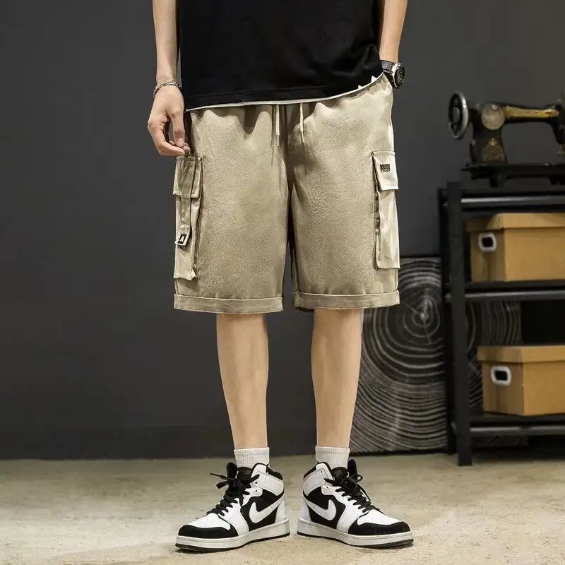 Men Japanese Style Ins Shorts Large All Match - Image 2