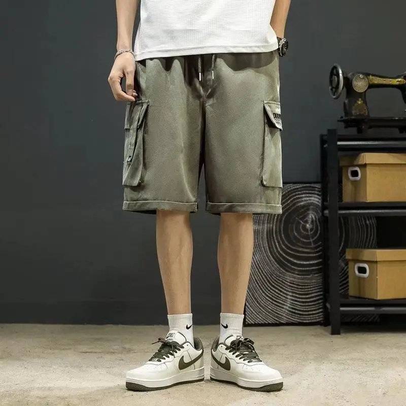 Men Japanese Style Ins Shorts Large All Match - Image 3