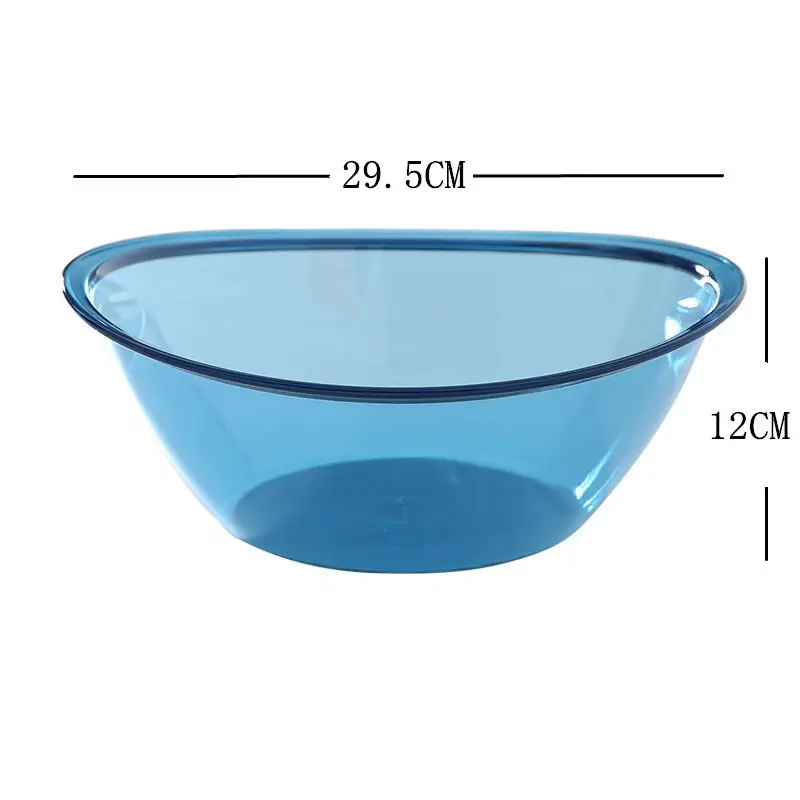Transparent Acrylic Washbasin 23x10.5cm High - Image 2