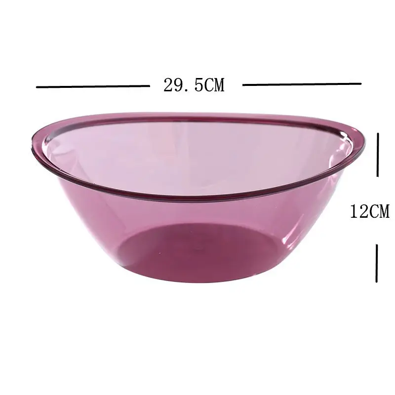 Transparent Acrylic Washbasin 23x10.5cm High - Image 4