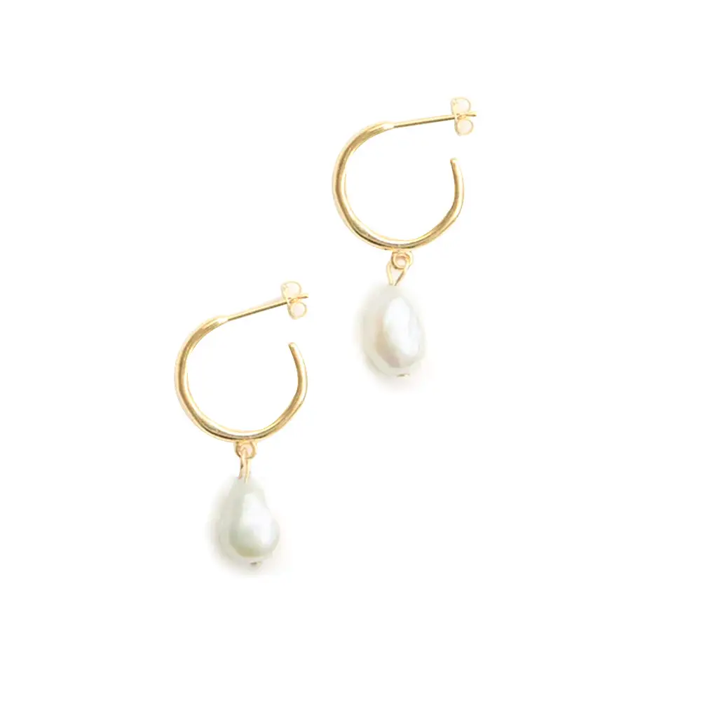 Gold Pearl Earrings for Women Cross-Border Jewelry