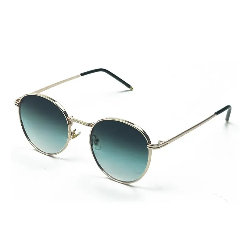 Green on gold frame